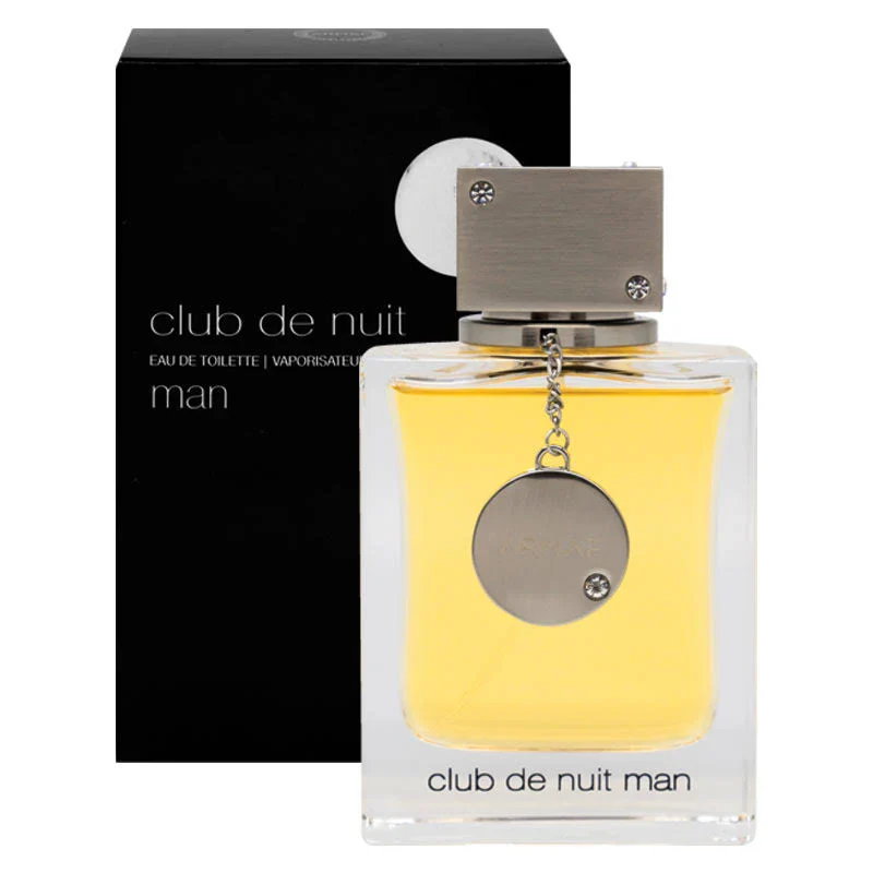 Perfume masculino club de nuit man com caixa preta