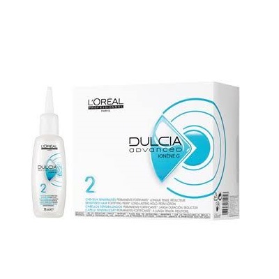 Kit Dulcia Advanced Ionène G da L'Oréal Professionnel com embalagem branca e azul