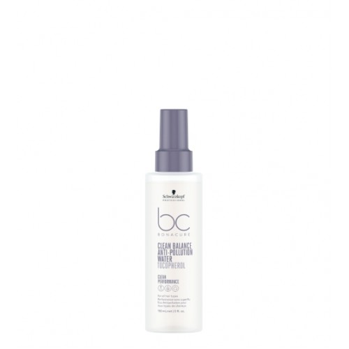 Frasco branco com tampa roxa de produto cosmético Schwarzkopf BC Bonacure