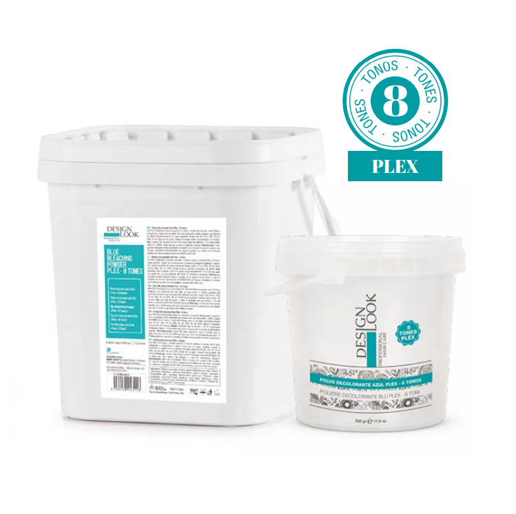 Recipientes plásticos brancos para tintas DESIGN LOOK PLEX 8 tons