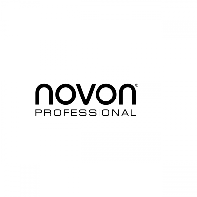 Logótipo 'novon PROFESSIONAL' preto em fundo branco