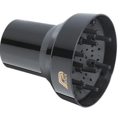 Difusor de cabelo preto da marca RotiLux em plástico brilhante