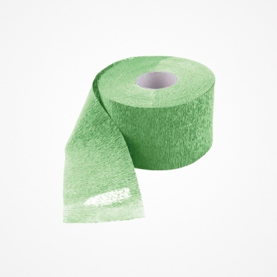 Rolo de papel higiénico verde com textura