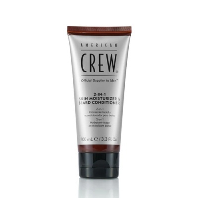 Frasco do hidratante e condicionador de barba American Crew