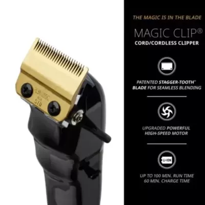 WAHL&#x20;Cordless&#x20;Magic&#x20;Clip&#x20;black