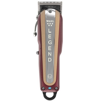 Máquina de cortar cabelo WAHL LEGEND com corpo bordô e bege