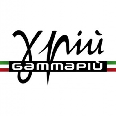Logótipo GAMMAPIÙ com cores da bandeira italiana