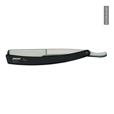 Navalha de barbear Jaguar 81 3905 com lâmina e cabo preto