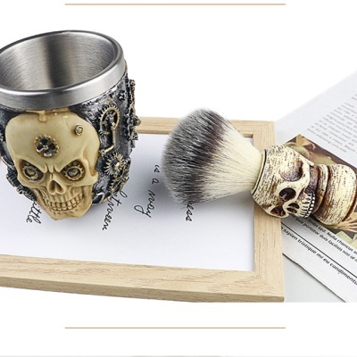 kit&#x20;barbear&#x20;pincel&#x20;e&#x20;tigela&#x20;skull