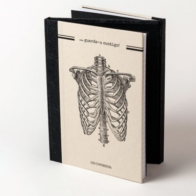 Caderno Duplo "My heart beats for you so treasure it!"