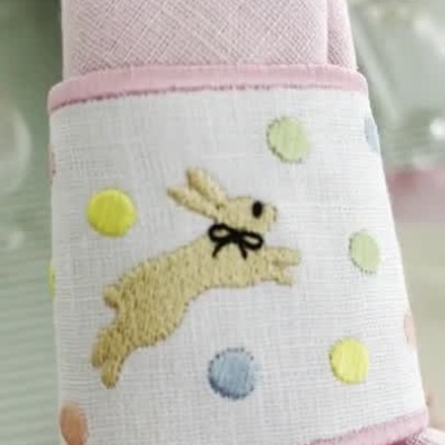 Porta&#x20;guardanapo&#x20;coelho&#x20;em&#x20;linho