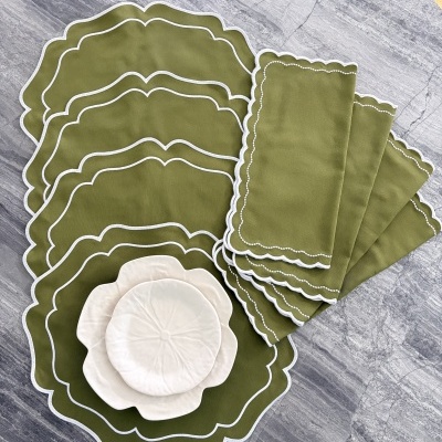 Kit&#x20;4&#x20;guardanapos&#x20;de&#x20;algod&#x00E3;o&#x20;verde