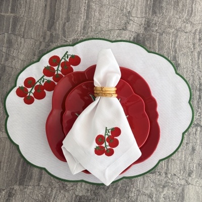 Guardanapo&#x20;tomate&#x20;branco