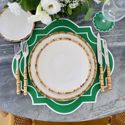 Individual&#x20;de&#x20;mesa&#x20;Lucia&#x20;verde&#x20;&#x28;imperme&#x00E1;vel&#x29;