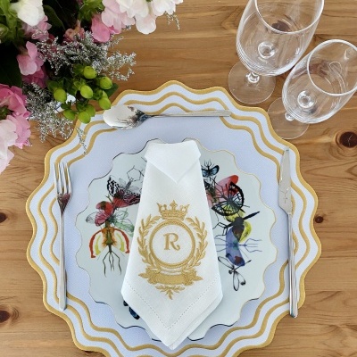 Guardanapo&#x20;Moldura&#x20;Coroa