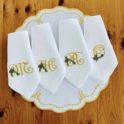 Guardanapo&#x20;letra&#x20;pinha