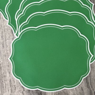 Kit&#x20;4&#x20;individuais&#x20;imperme&#x00E1;veis&#x20;verde