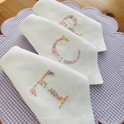 Guardanapo&#x20;Letras&#x20;Flores