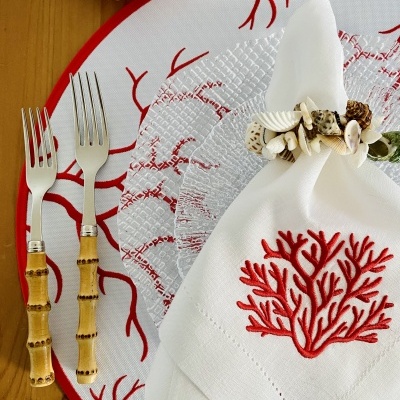 Guardanapos&#x20;&#x20;Coral