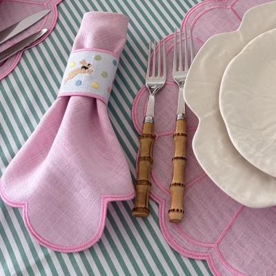 Porta&#x20;guardanapo&#x20;coelho&#x20;em&#x20;linho