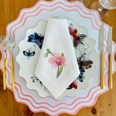 Guardanapo&#x20;orqu&#x00ED;dea&#x20;rosa