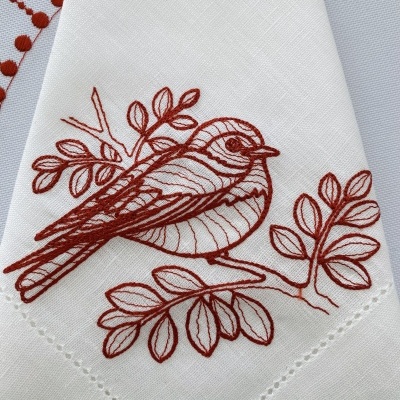 Guardanapo&#x20;p&#x00E1;ssaro&#x20;terracota