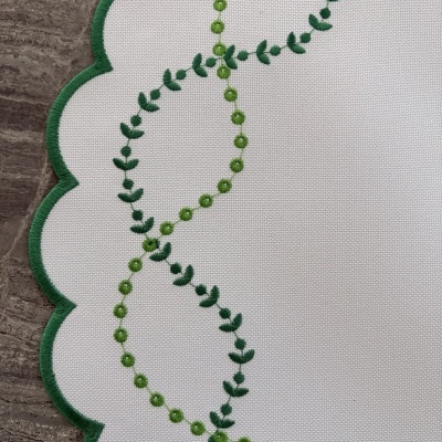 Kit&#x20;6&#x20;individuais&#x20;imperme&#x00E1;veis&#x20;verde