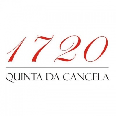 Logo com texto '1720' em vermelho e 'QUINTA DA CANCELA' em preto num fundo branco