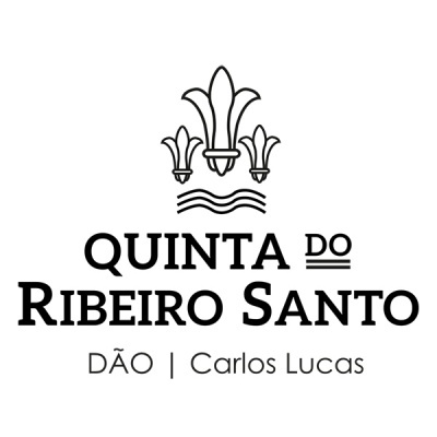 Logótipo preto e branco de Quinta do Ribeiro Santo, Dão, Carlos Lucas