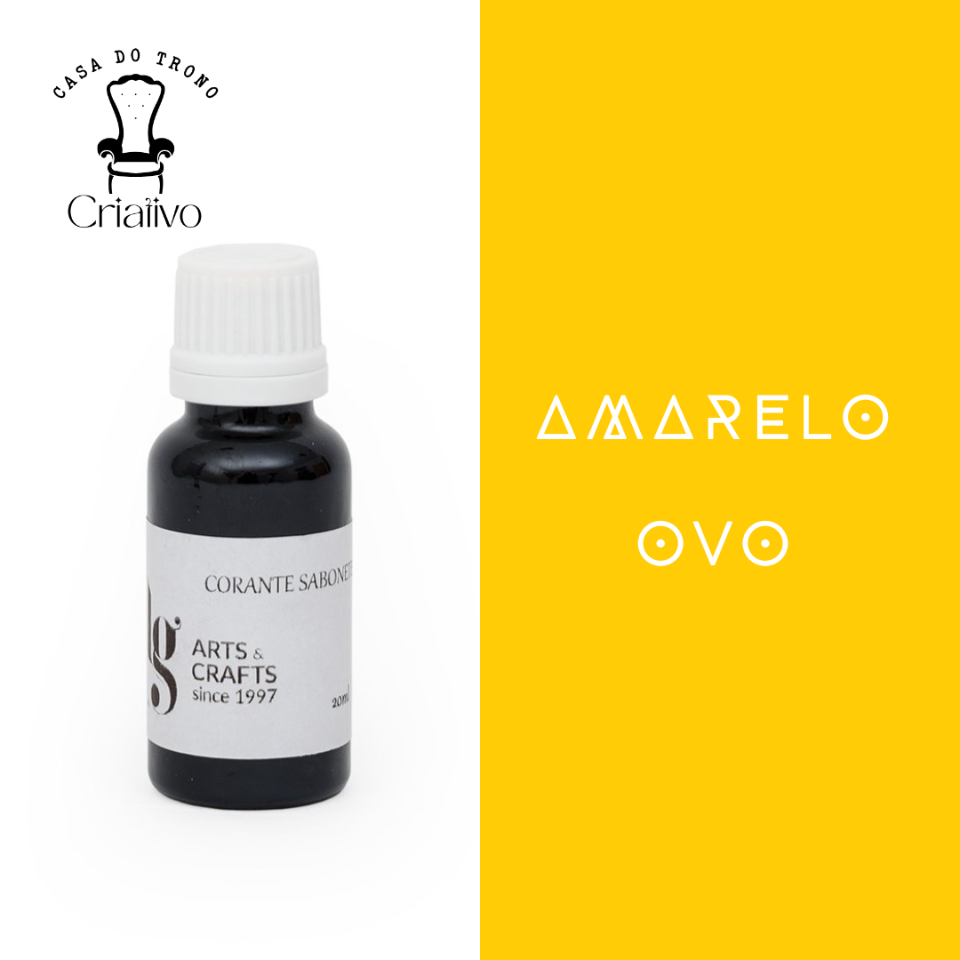 Frasco preto com tampa branca e etiqueta branca de corante para sabonete com fundo branco e logotipo preto