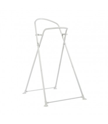 SUPORTE PARA BANHEIRA SHNUGGLE Estrutura metálica branca de suporte para utensílios