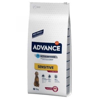 Saco de comida para cão Advance Sensitive 12 kg