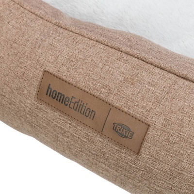 Almofada castanha clara para animais com etiqueta homeEdition TRIXIE