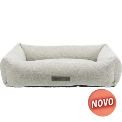 Cama para animais cinza claro acolchoada com selo NOVO