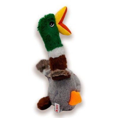 Brinquedo de peluche em forma de pato colorido