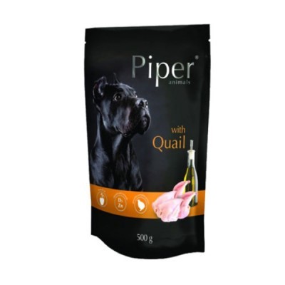 Saco de comida para cães Piper com carne de codorniz