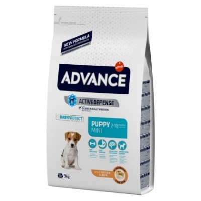 Pacote de comida para cães ADVANCE Puppy Mini 3kg