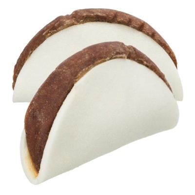 Brinquedos para cães em forma de taco em borracha