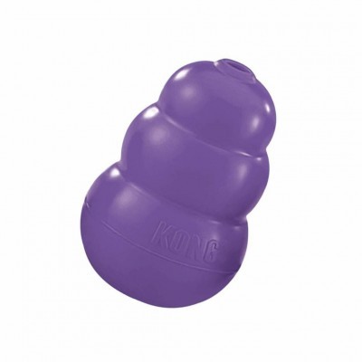 Brinquedo para cães KONG roxo de borracha com formato segmentado