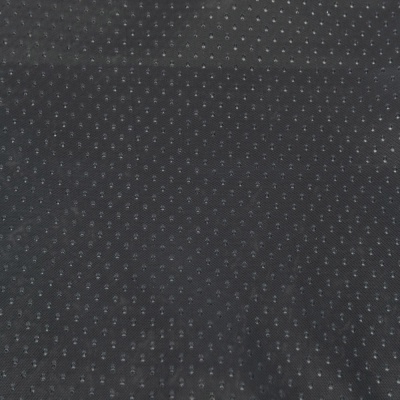Tecido preto com padrão de pequenos pontos brancos