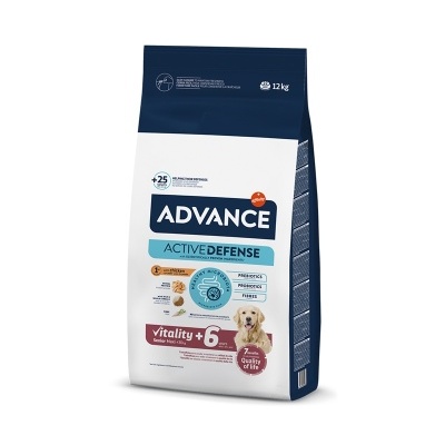 Saco de ração para cães ADVANCE ACTIVE DEFENSE 12 kg