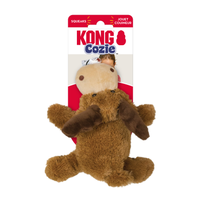 Brinquedo de pelúcia castanho KONG Cozie para cães