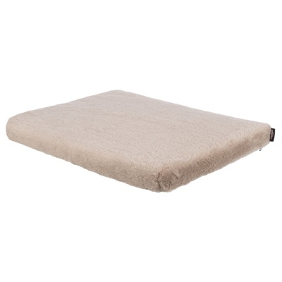 Colchão felpudo bege para animais