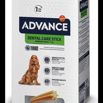 Embalagem de Advance Dental Care Stick para cães médios a grandes