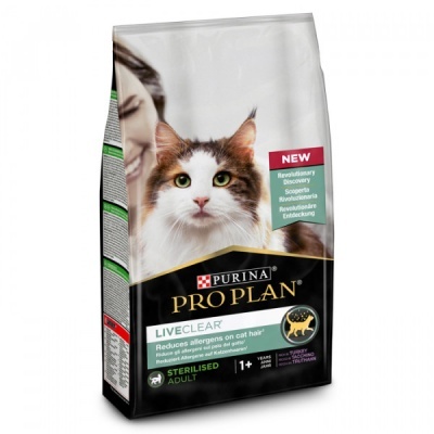 Saco de ração para gatos Purina Pro Plan Liveclear