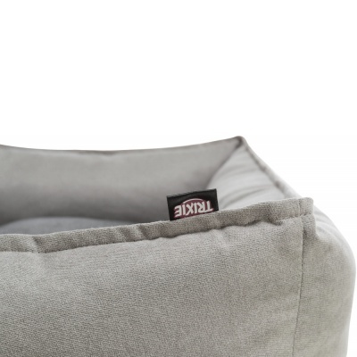 Cama para animais de estimação cinza claro com etiqueta TRIXIE
