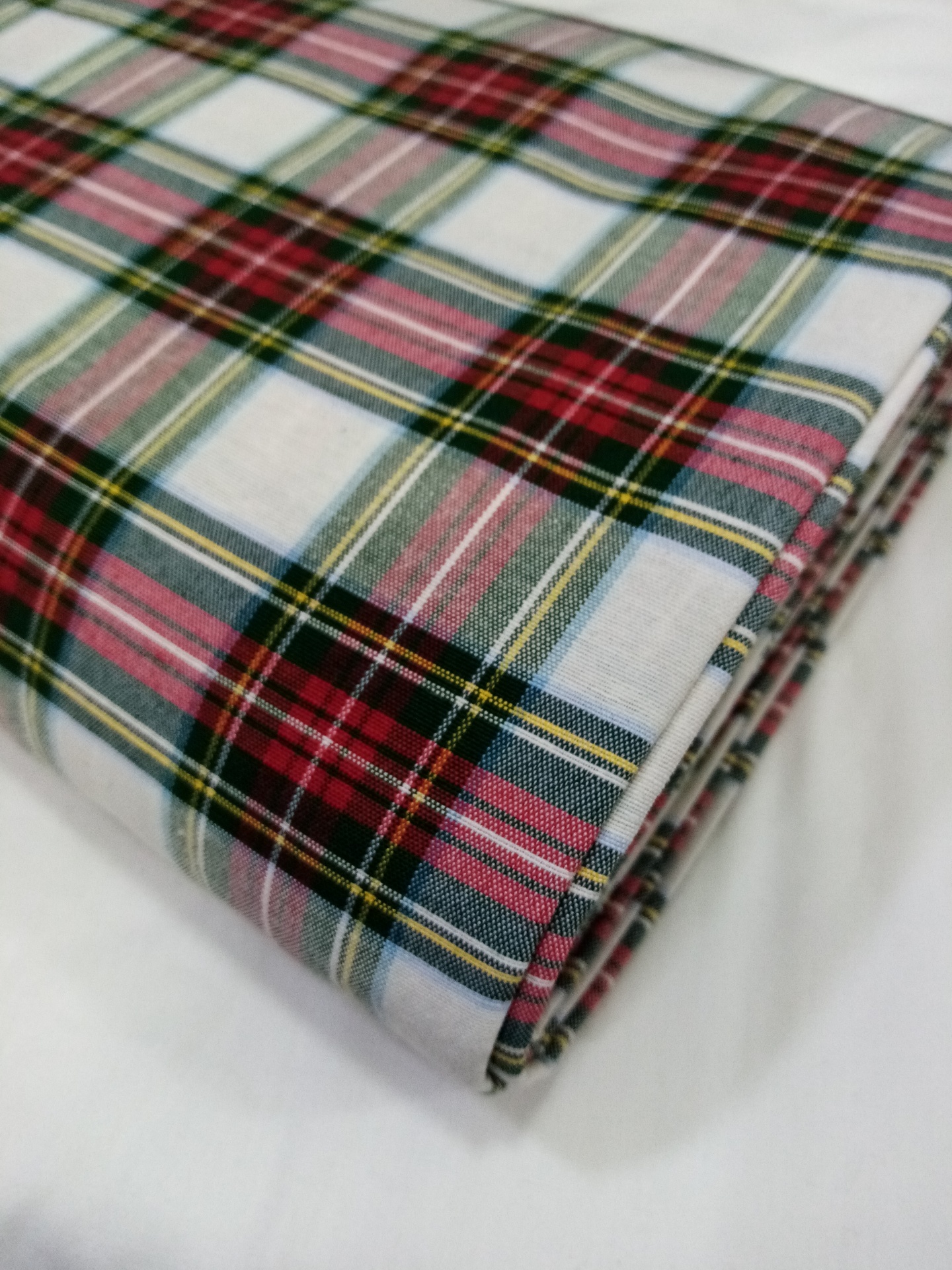 Vichy vermelho, verde e branco Vichy vermelho, verde e branco