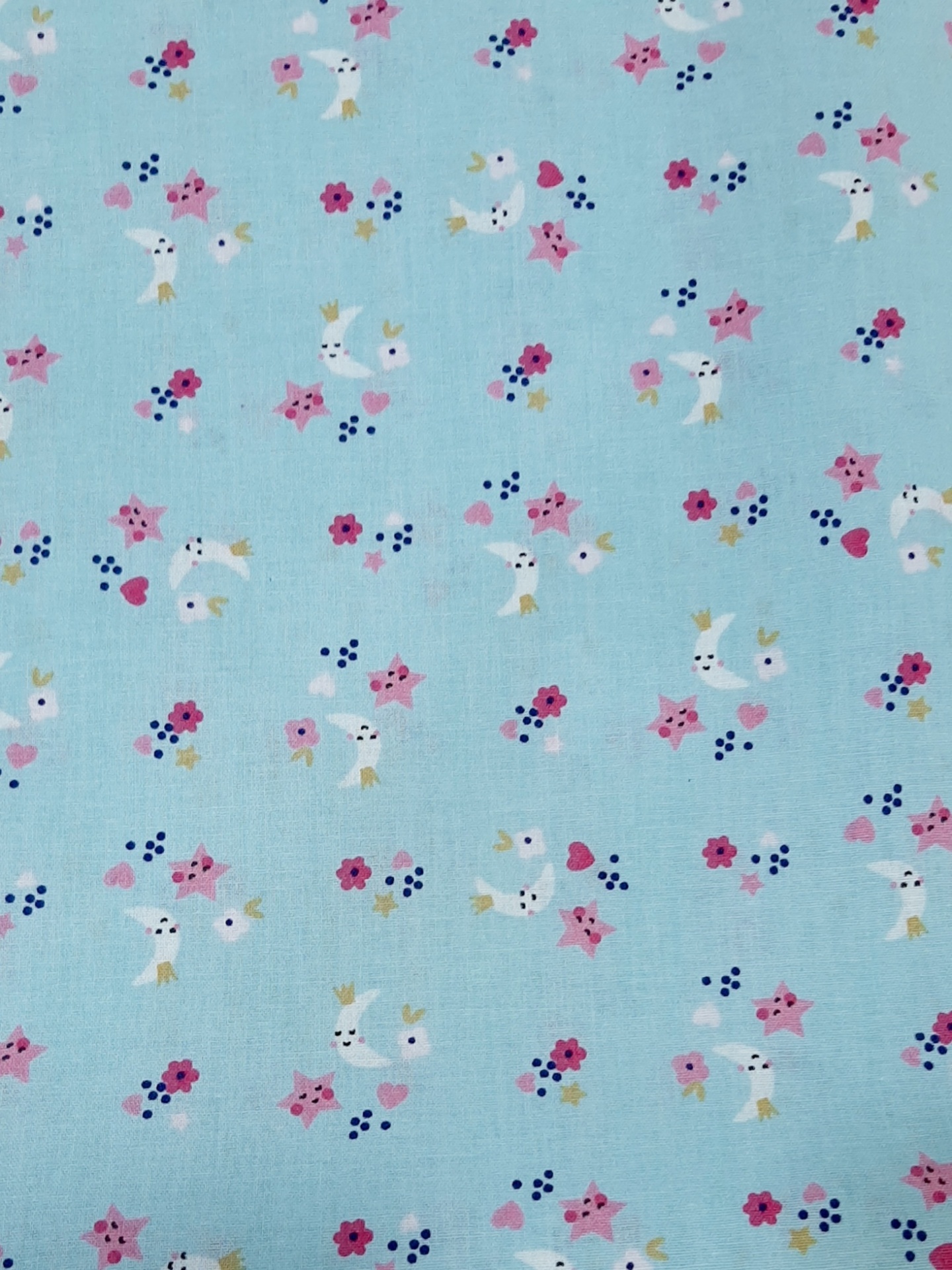 Fairy Rabbit - flowers in light blue Fairy Rabbit - flowers in light blue