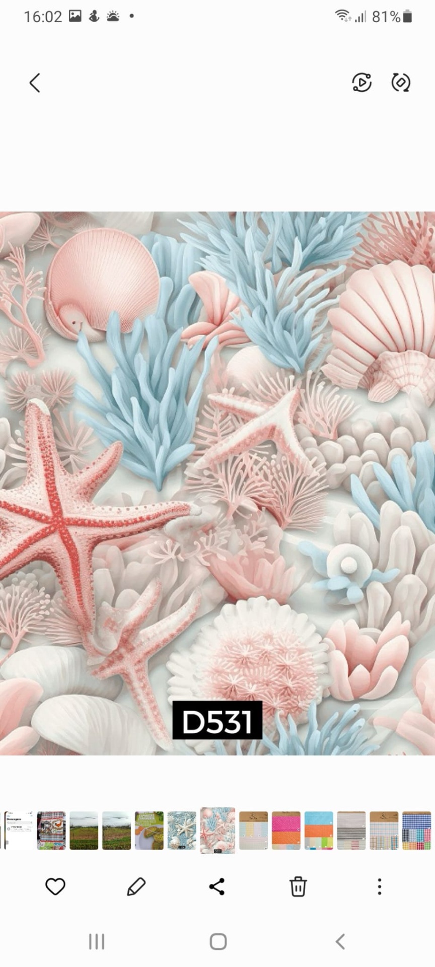 Conchas Salmão 3D - D531 Conchas Salmão 3D - D531