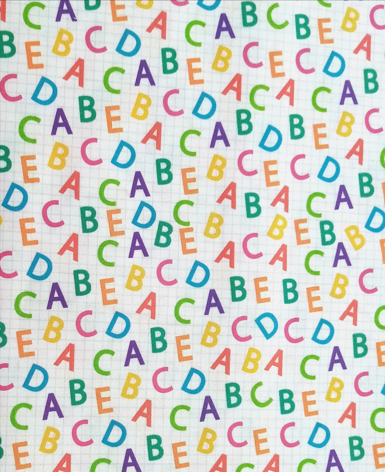 Letras coloridas Letras coloridas